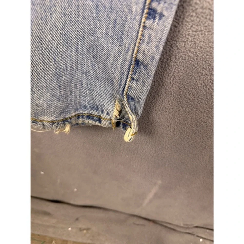 Vintage Levis 501 XX Denim‎ Jeans 38x32 Button Fly Light Wash Denim Read!